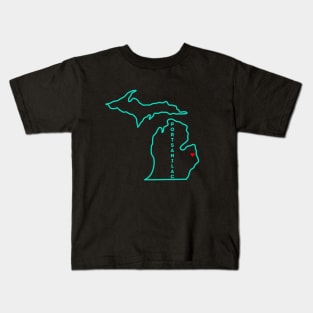 Port Sanilac MI Kids T-Shirt